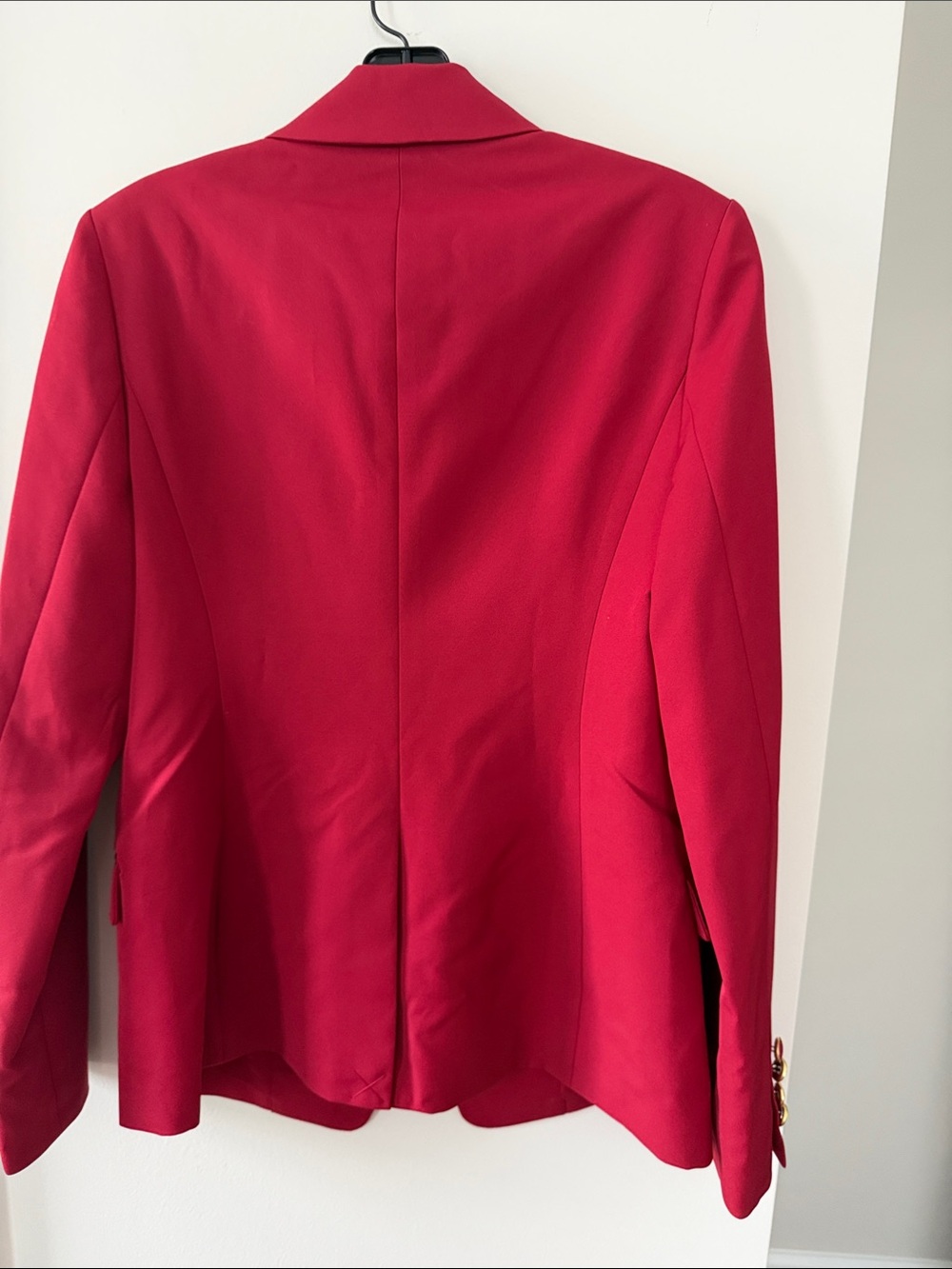 Milly Red Single-Button Blazer - Picture 3 of 3